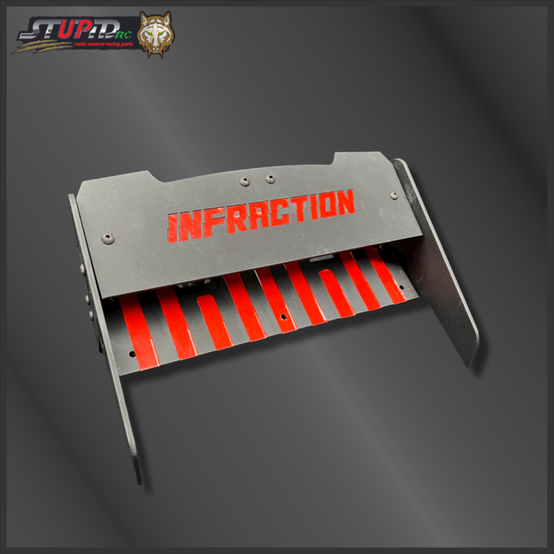 Rear Wing Spoiler Active V For Arrma Infraction