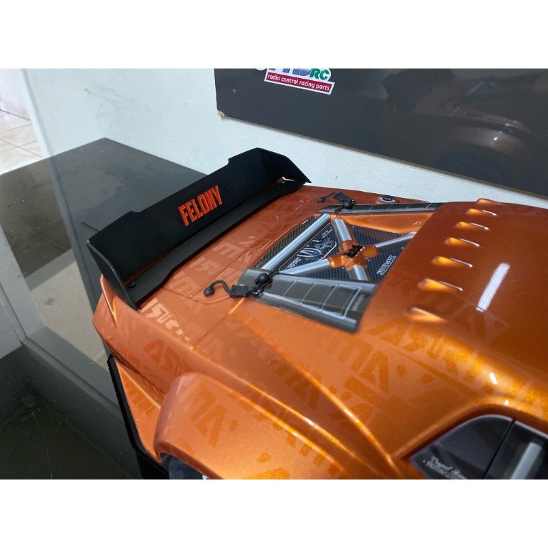 Rear Wing Spoiler V1 for ARRMA Felony - BLACK Edition