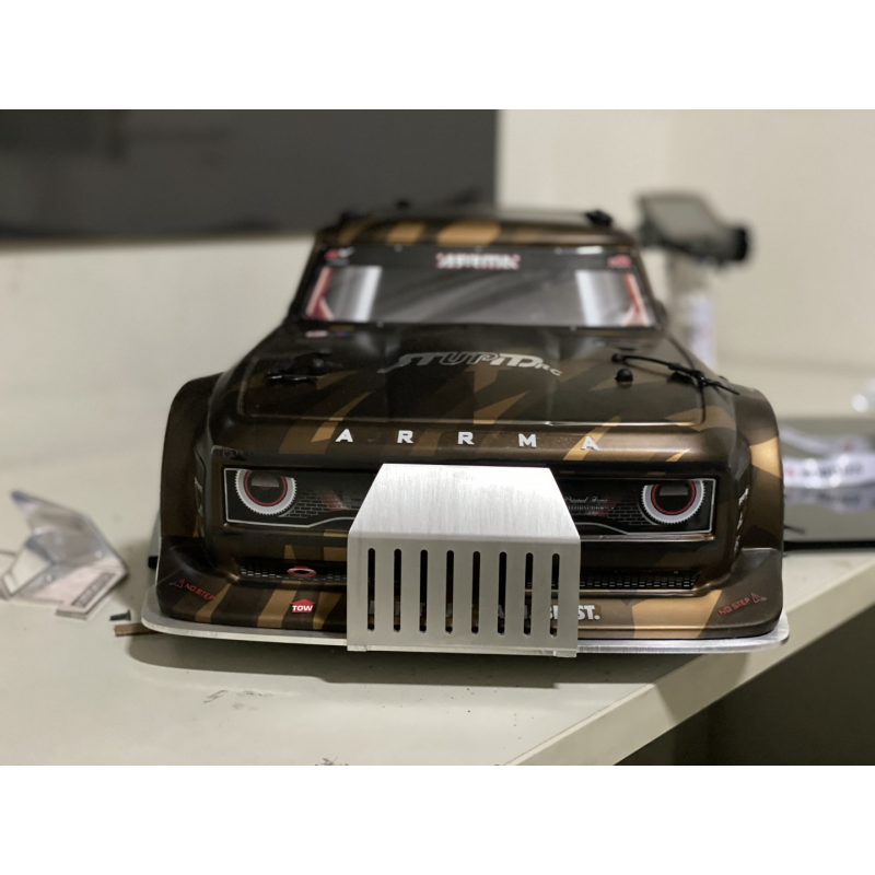 Front Bumper V2.0 Aluminum for ARRMA Infraction 1/7