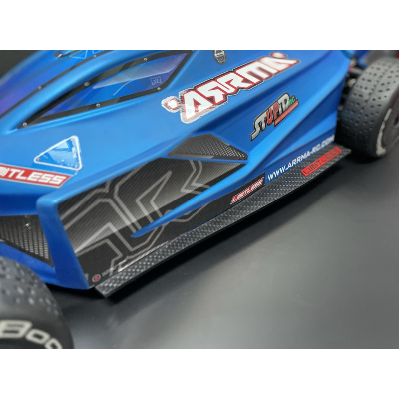 Side Skirt CARBON FIBER with Body Lock for ARRMA Limitless