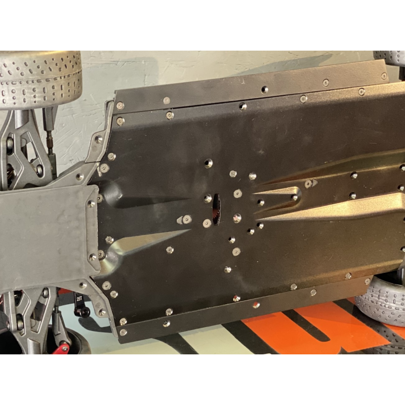Side Skirt With Body Lock Aluminum BLACK