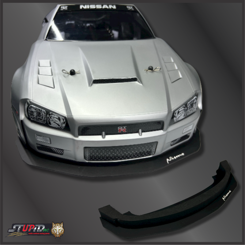 Bottom Plate Aluminum for Skyline GTR Body BLACK