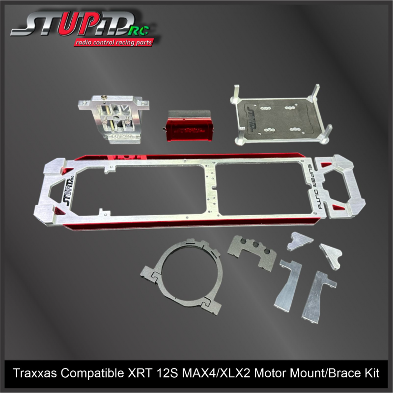 Traxxas TRX10262-GRAY Supporto Motore In Alluminio Grigio Per Trx3483