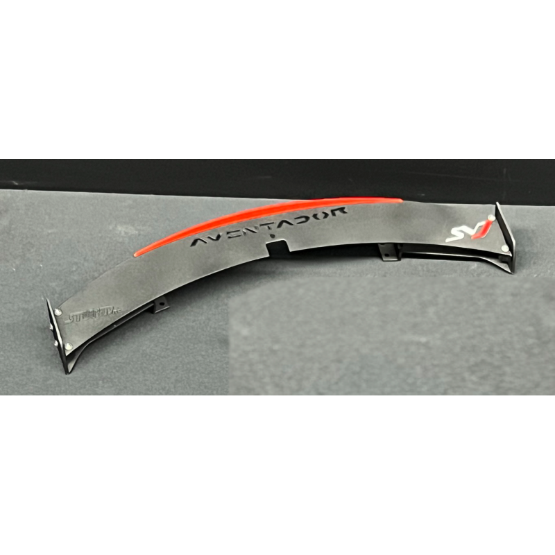 Rear Wing Aluminum BLACK for Lamborghini Jota Bittydesign Body