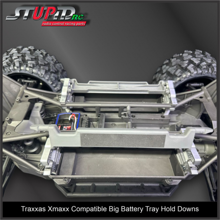 Big Battery Hold-downs compatible with Traxxas Xmaxx