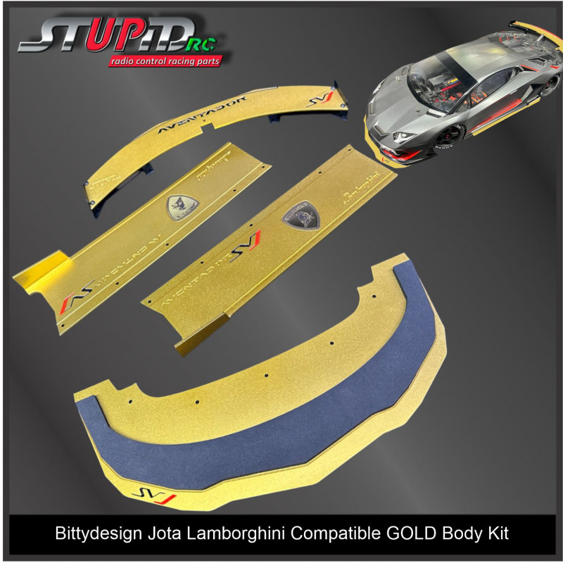 Bittydesign Lamborghini Jota compatible GOLD Edition Body Kit