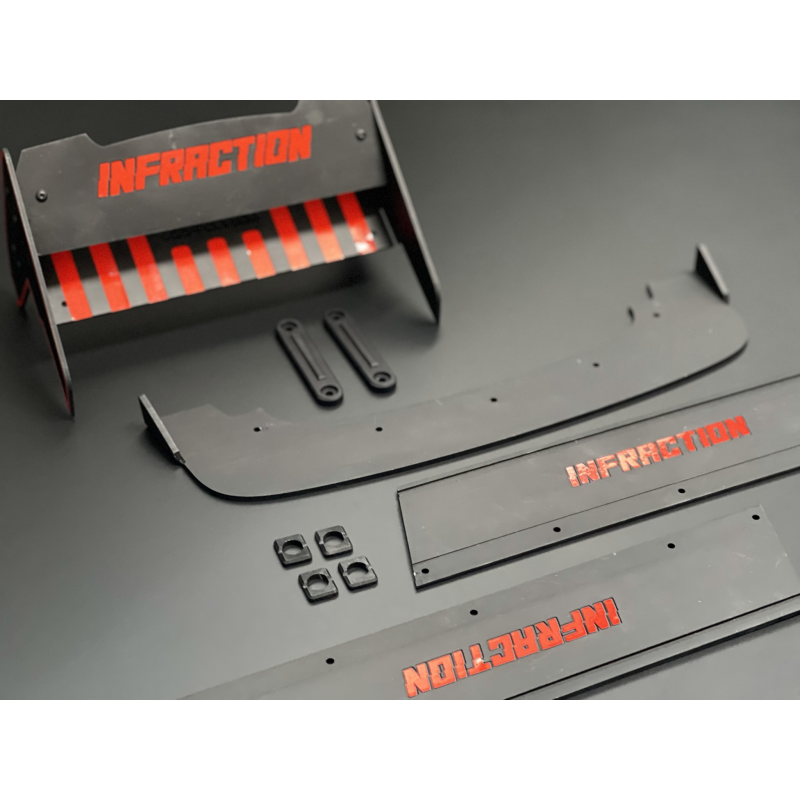 Arrma Infraction Felony 6s Frontspoiler Splitter RC Car Auto
