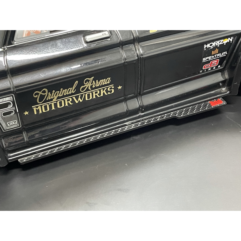 Xtreme Racing Carbon Fiber Side Skirts For Arrma Infraction