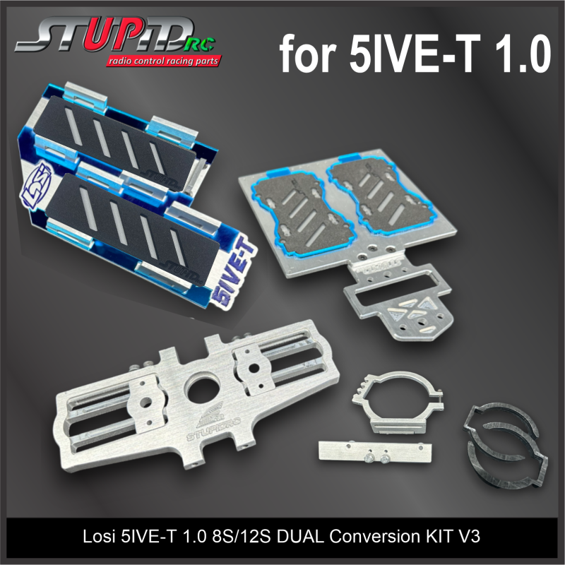 Losi 5ive-T 1.0 8S/12S DUAL Electric Conversion KIT V3