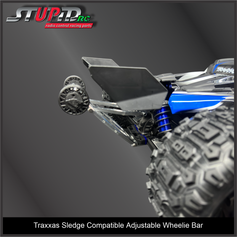 Traxxas Sledge Compatible Adjustable Wheelie Bar