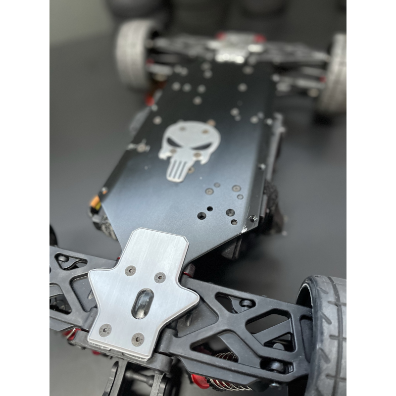 Arrma C9694 – Montante Ala In Alluminio (Wing Post) Per Typhon / Talion / Kraton 6S, Rosso